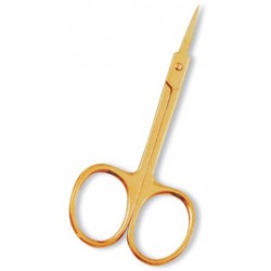 Arrow Point Scissor. Full Gold.